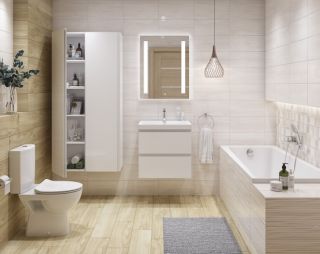 Акриловая ванна Cersanit LORENA 150x70